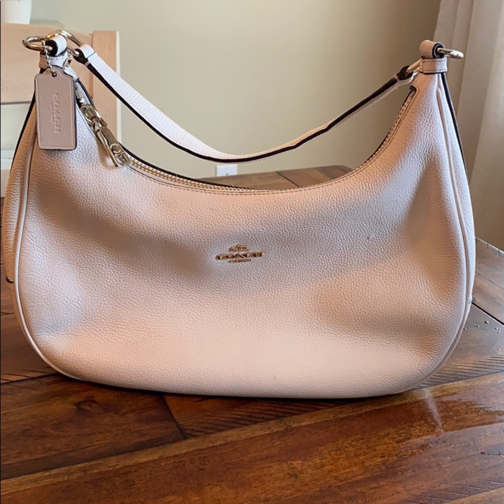 Cream Coach Purse